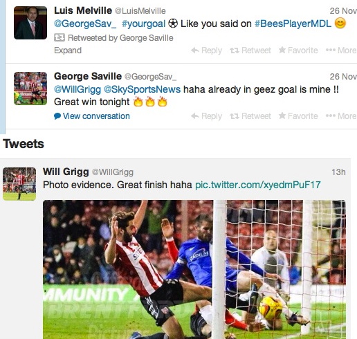 Will Grigg and George banter